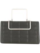 Chanel Pre-owned Chocolate Bar Quilt Clutch - Black