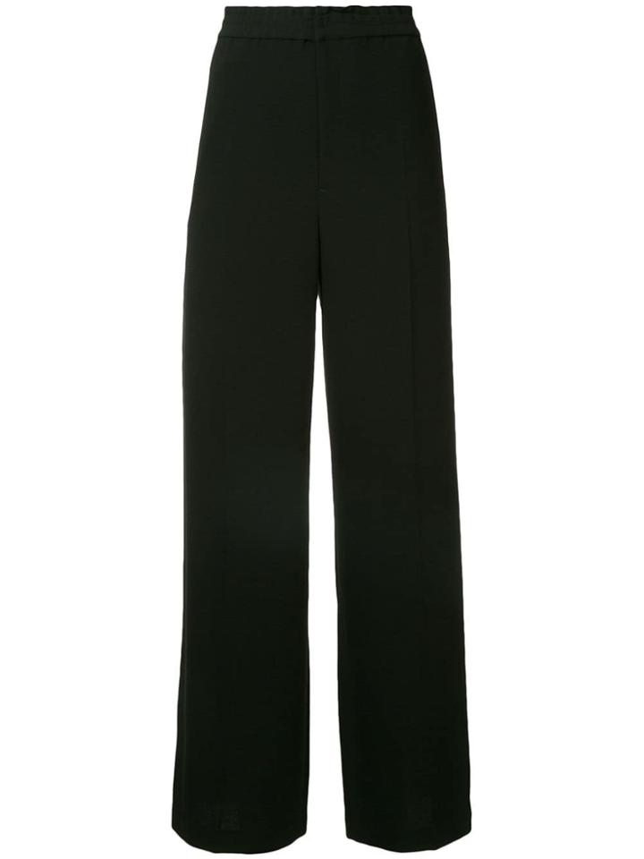 Le Ciel Bleu Flared Tailored Trousers - Black