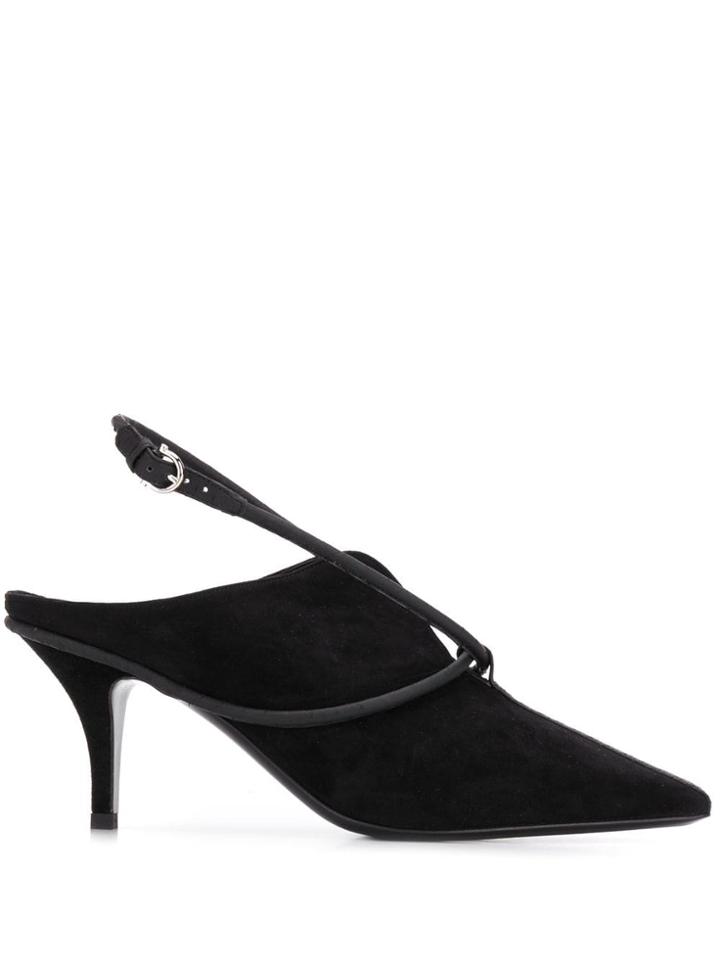 Salvatore Ferragamo Cygnus 70 Mules - Black