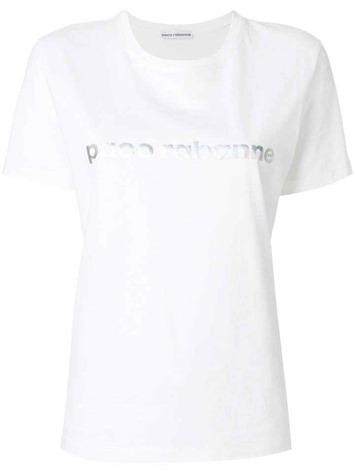 Paco Rabanne Logo Print T-shirt - White