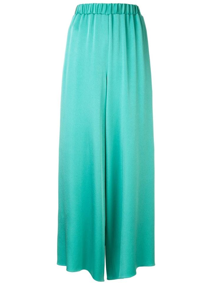 Ingie Paris Plain Palazzo Pants - Green