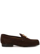Hermès Pre-owned Constance H Logos Loafers - Brown