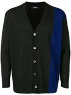 Cabane De Zucca Panelled Knitted Cardigan - Blue
