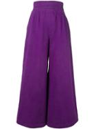 Yves Saint Laurent Vintage High-rise Palazzo Pants - Purple