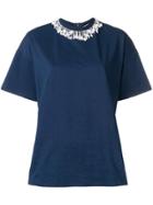 Christopher Kane Pearl T-shirt - Blue