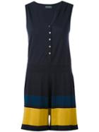 John Smedley - Knit Playsuit - Women - Cotton - L, Blue, Cotton