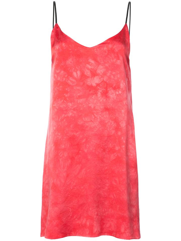 Amiri Tie Dye Slip Dress - Pink & Purple