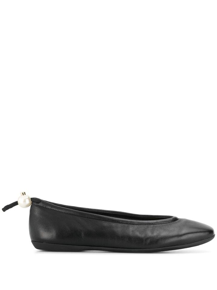 Nicholas Kirkwood Delfi Ballerina Shoes - Black