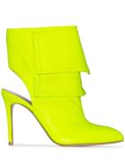 Natasha Zinko Utility Pocket Ankle Boots - Yellow