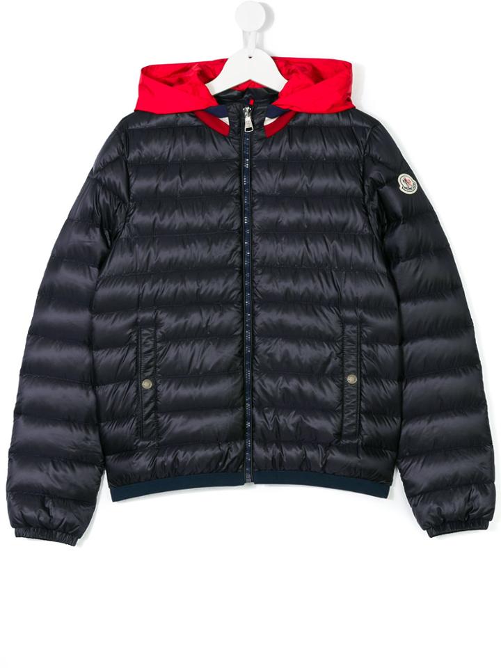 Moncler Kids Rouen Padded Jacket - Blue