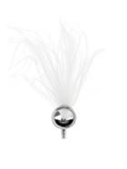 Ann Demeulemeester Ostrich Feather Ring - Metallic