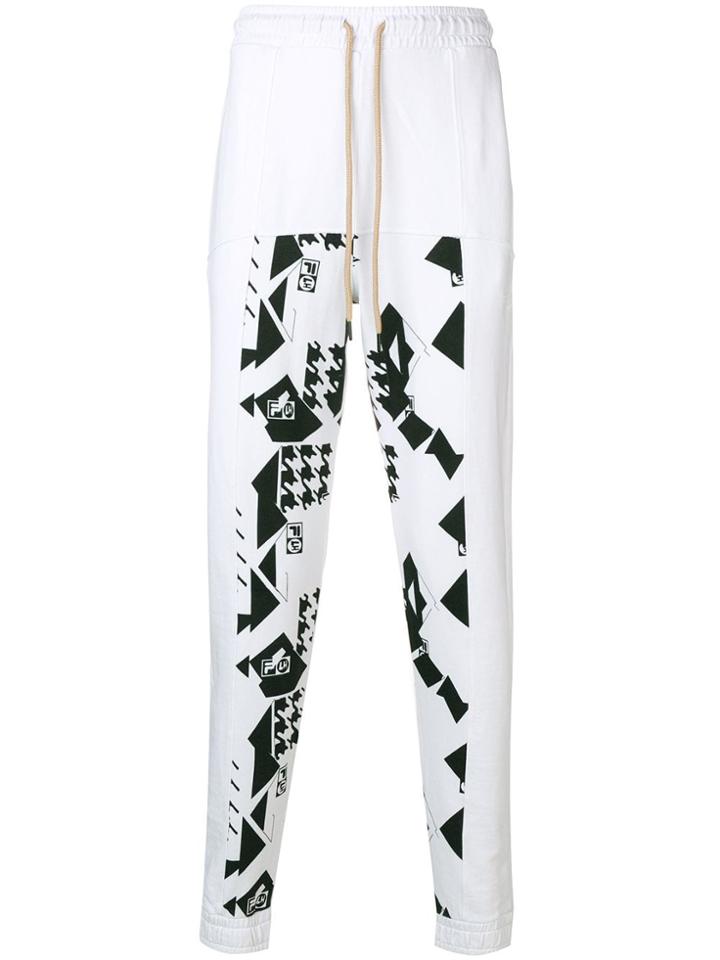 Liam Hodges X Fila Printed Track Pants - White