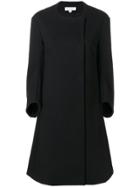 Io Ivana Omazic Fitted Flared Coat - Black