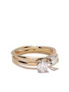 Wouters & Hendrix Gold 18kt Yellow And White Gold Toi Et Moi' Diamond