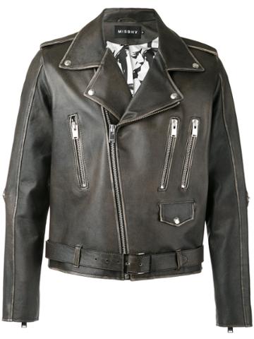 Misbhv - Desire Biker Jacket - Men - Leather - L, Black, Leather