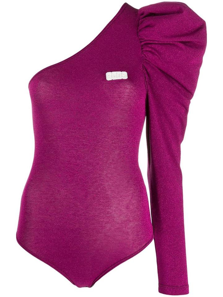 Gcds Glitter One-shoulder Body - Pink