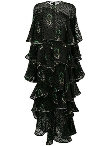 Sonia Rykiel Dotted Maxi Dress - Black