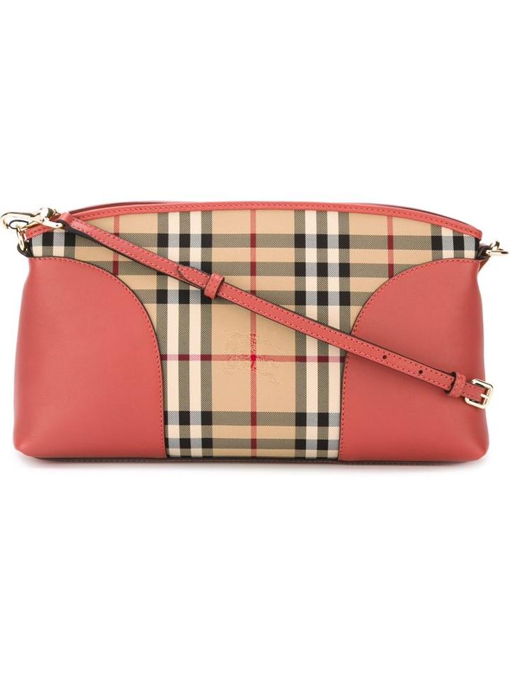 Burberry 'sm Chichester' Clutch, Women's, Pink/purple