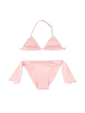 La Perla Kids - Bead Embellished Bikini - Kids - Polyamide/spandex/elastane - 10 Yrs, Pink/purple