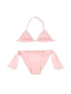 La Perla Kids - Bead Embellished Bikini - Kids - Polyamide/spandex/elastane - 10 Yrs, Pink/purple