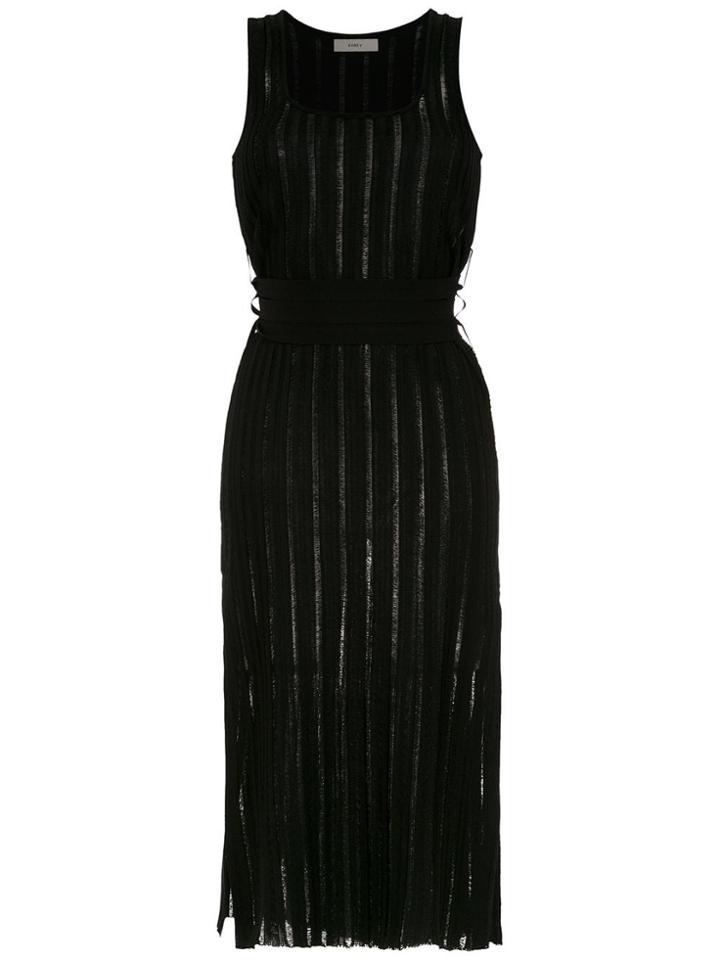 Egrey Knit Midi Dress - Black