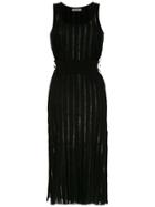 Egrey Knit Midi Dress - Black