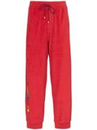 Burberry Red Rainbow Logo Detail Tracksuit Bottoms