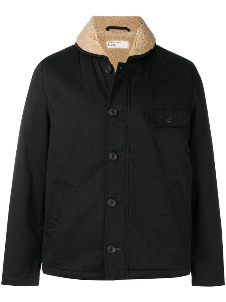 Universal Works Lined Military Jacket - Black