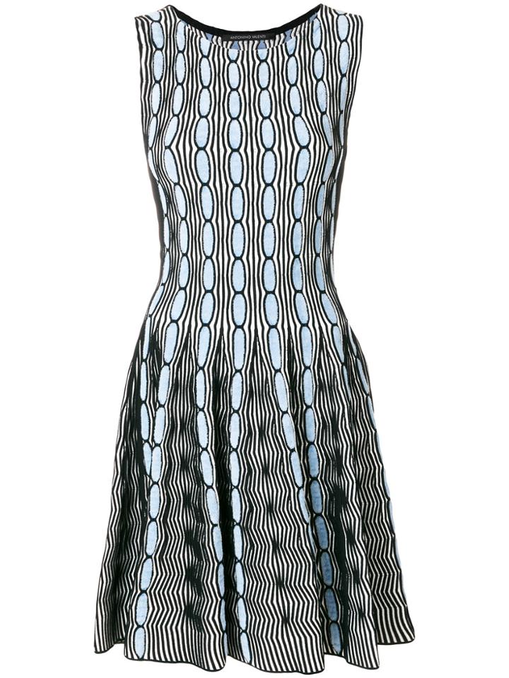 Antonino Valenti Flared Dress - Blue