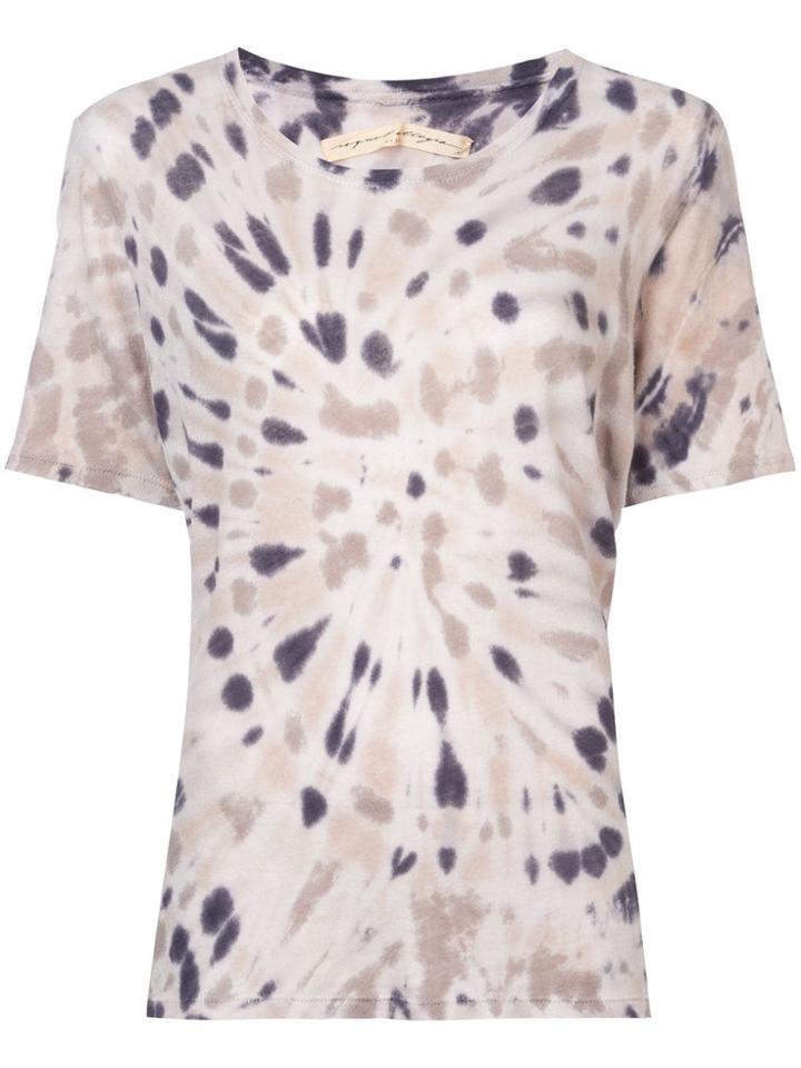 Raquel Allegra Boxy Tie Dye Tee - Grey
