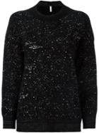Boboutic Crew Neck Jumper, Women's, Size: Xs, Black, Polyamide/viscose/polyester