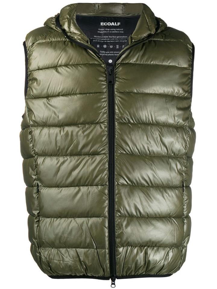Ecoalf Padded Shell Gilet - Green
