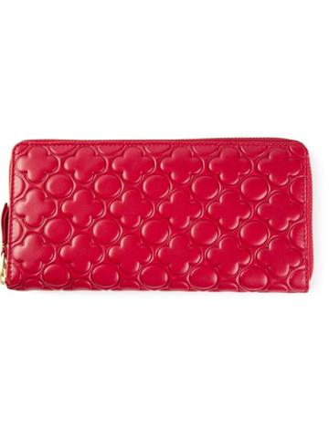 Comme Des Garons Embossed Continental Wallet