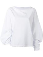 Société Anonyme - Logo Shape Ls Top - Women - Cotton - One Size, White, Cotton