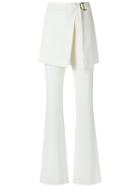 Talie Nk - Flared Trousers - Women - Polyester/spandex/elastane/viscose - 40, White, Polyester/spandex/elastane/viscose