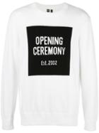 Opening Ceremony Logo Knit Jumper - White