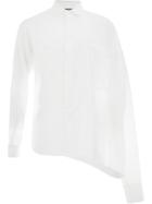 Moohong A-line Asymmetrical Shirt - White