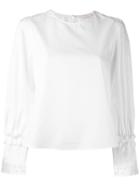 See By Chloé Perforated Cuff Blouse - White