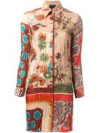 Jean Paul Gaultier Vintage Mixed Print Shirt Dress