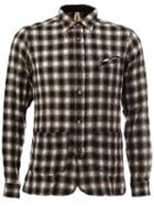 Dnl Checked Longsleeved Shirt, Men's, Size: 40, Black, Cotton/wool