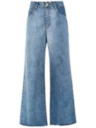 Amapô Madri Palazzo Trousers - Blue