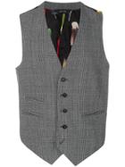 Paul Smith Slim-fit Check Waistcoat - Grey
