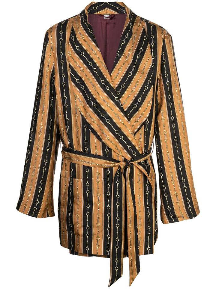 Gucci Printed Dressing-gown Jacket - Gold