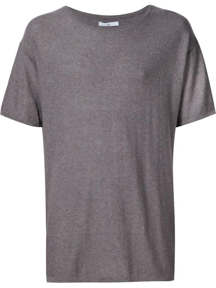 321 Knit T-shirt, Men's, Size: Small, Brown, Cotton