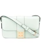 Manurina Eve Shoulder Bag, Women's, Blue, Calf Leather