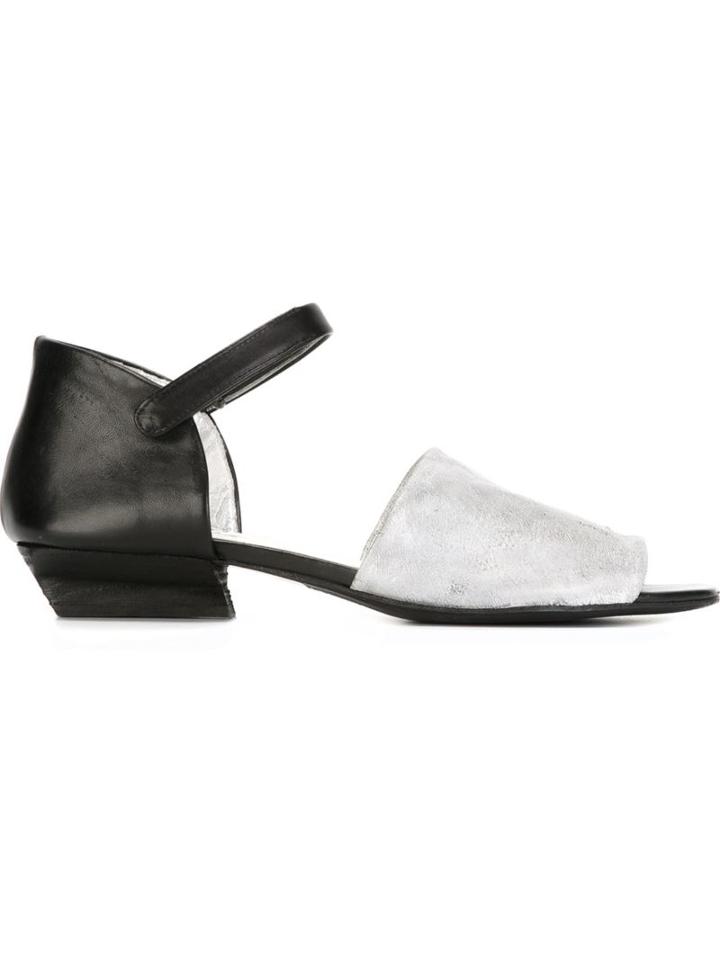 Marsèll Two Toned Sandals, Women's, Size: 36, Black, Calf Leather/leather