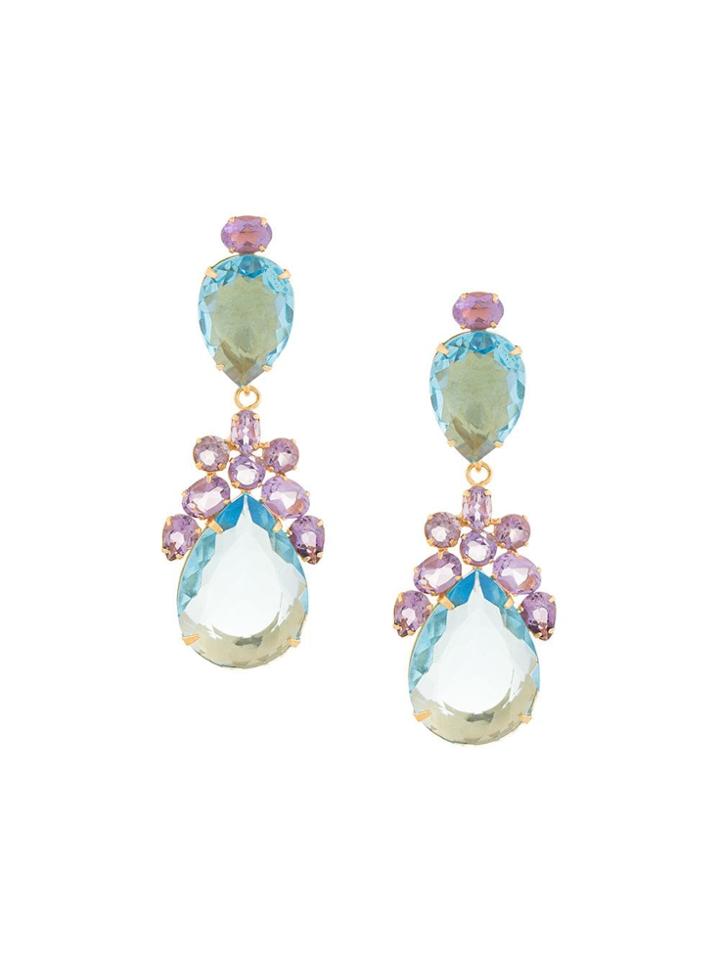 Bounkit Jewelry Pierced Earrings - Blue