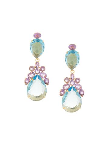 Bounkit Jewelry Pierced Earrings - Blue