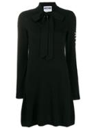 Moschino Pussy Bow Jumper Dress - Black