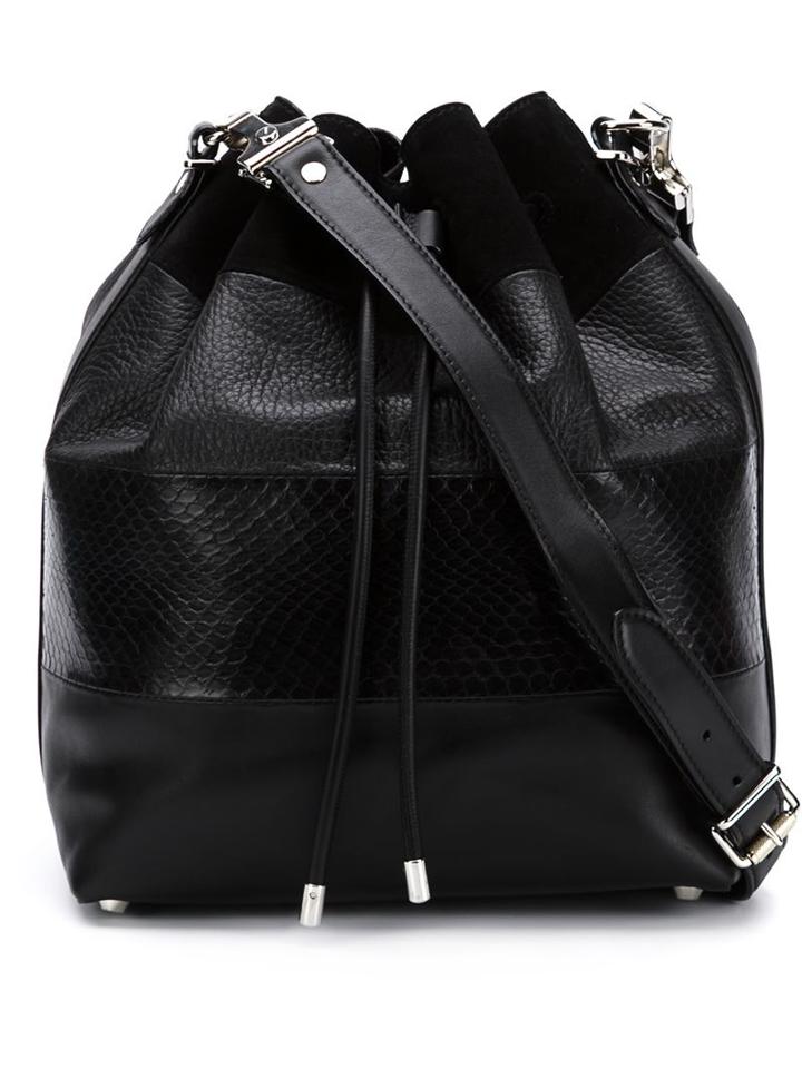 Proenza Schouler Drawstring Bucket Bag, Women's, Black